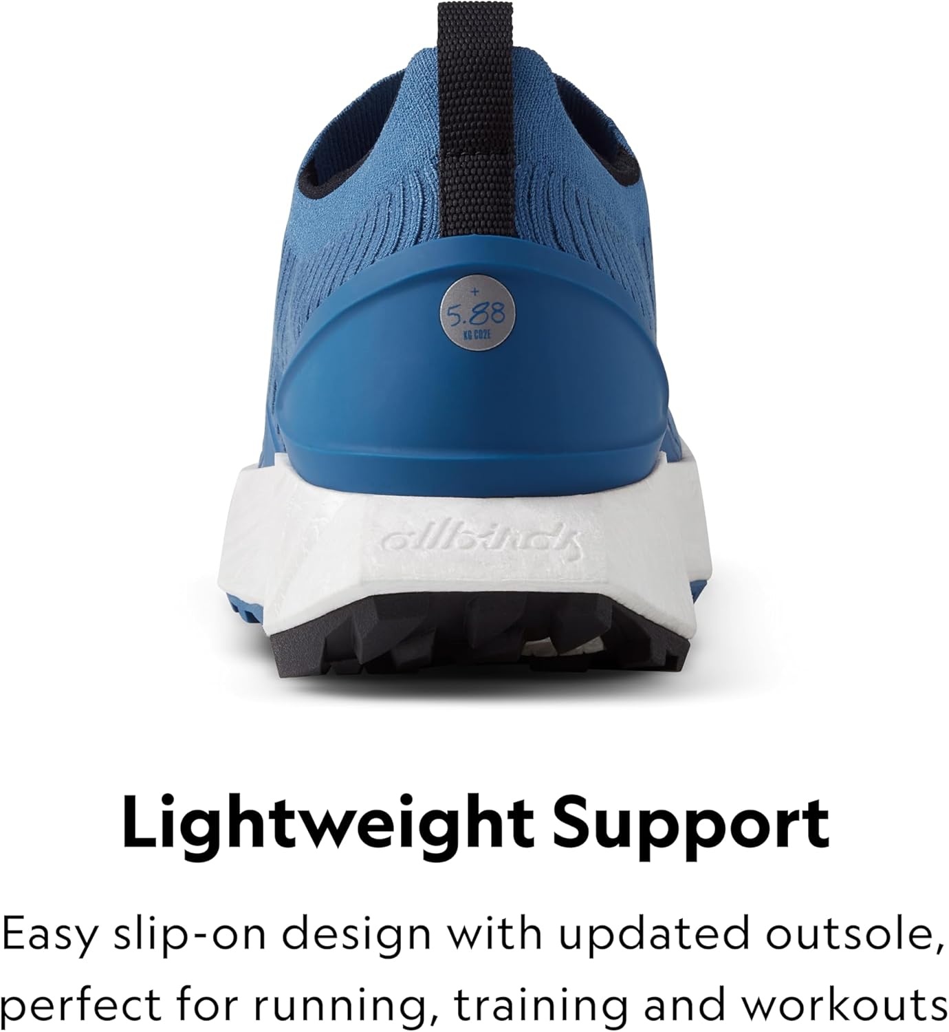 image:imageAllbirds Mens Tree Flyer 2 Active Supportive Running ShoeBasin Blue Blizzard Sole