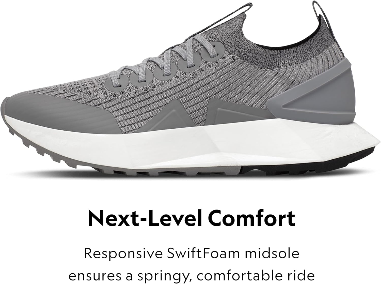 image:imageAllbirds Mens Tree Flyer 2 Active Supportive Running ShoeMedium Grey Blizzard Sole