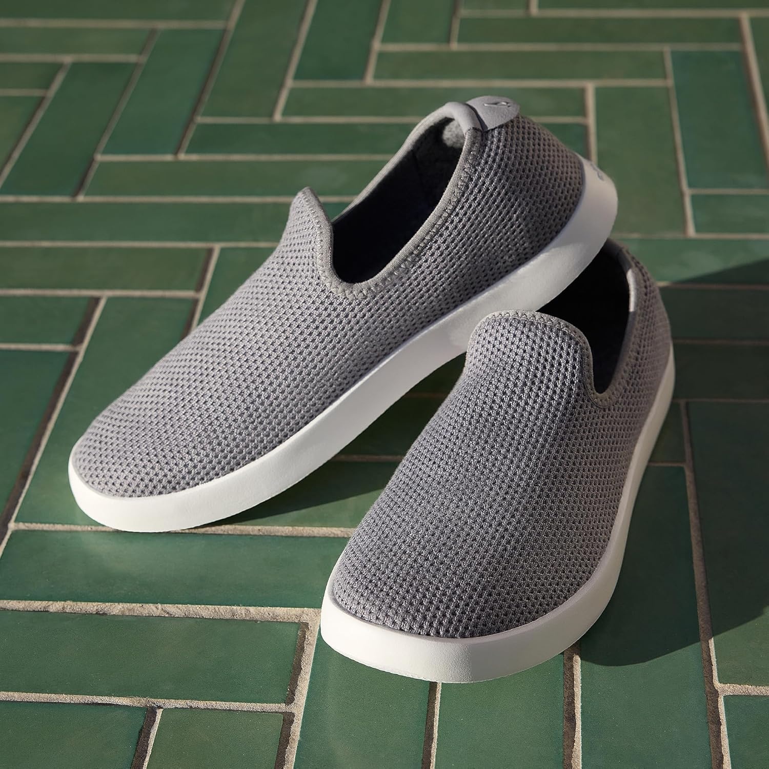image:imageAllbirds Mens Tree Lounger Everyday SlipOn Sneakers Machine Washable Shoe Made with Natural MaterialsKaikoura White White Sole