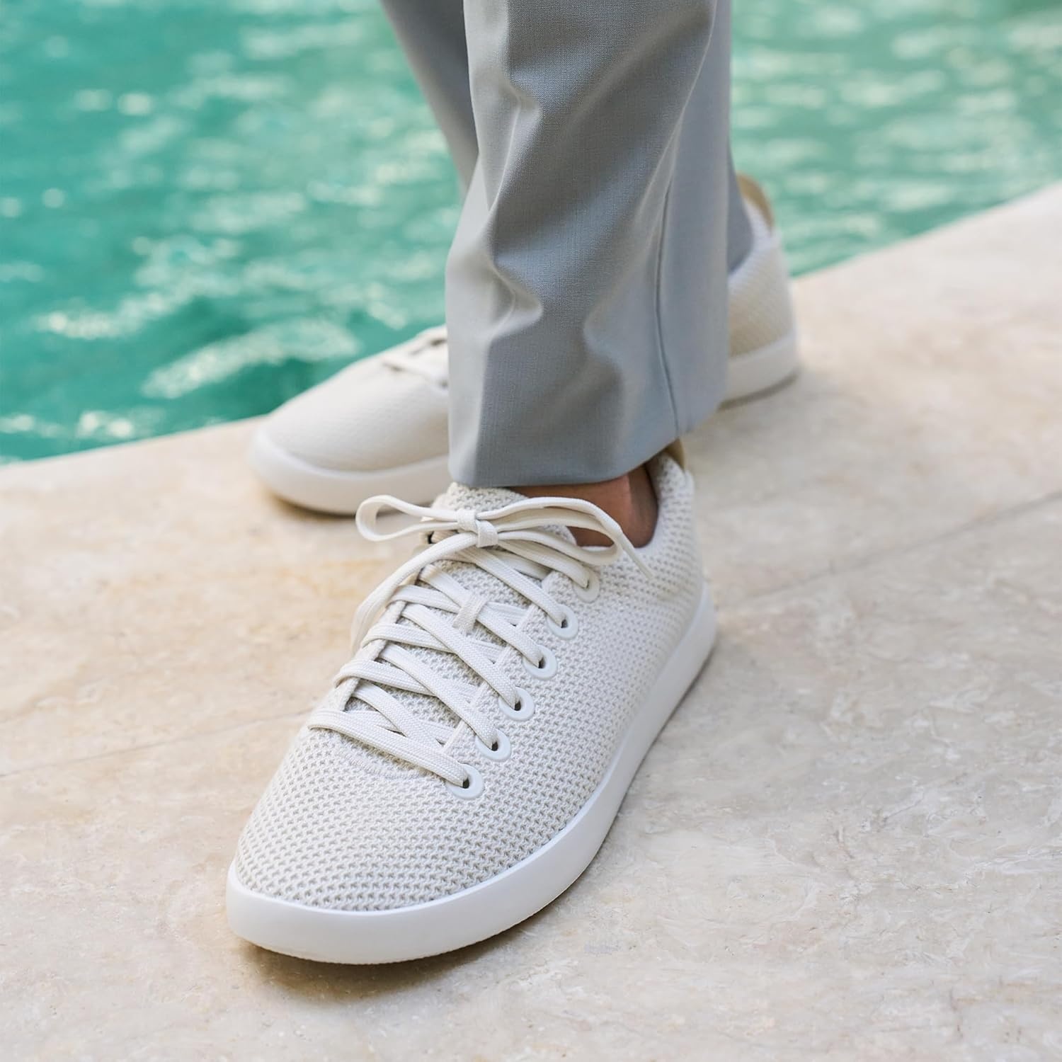 image:imageAllbirds Mens Tree Piper Casual SneakersMoonrise White Sole