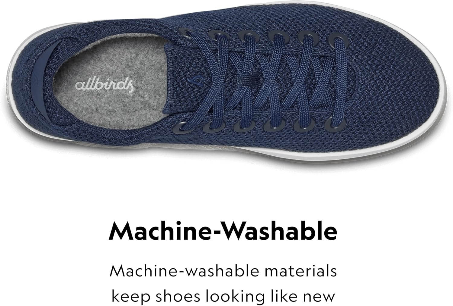 image:imageAllbirds Mens Tree Piper Casual SneakersMoonrise White Sole
