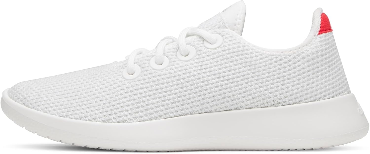 image:imageAllbirds Mens Tree Runner Everyday Sneakers Machine Washable Shoe Made with Natural MaterialsBlizzard Bold Red Blizzard