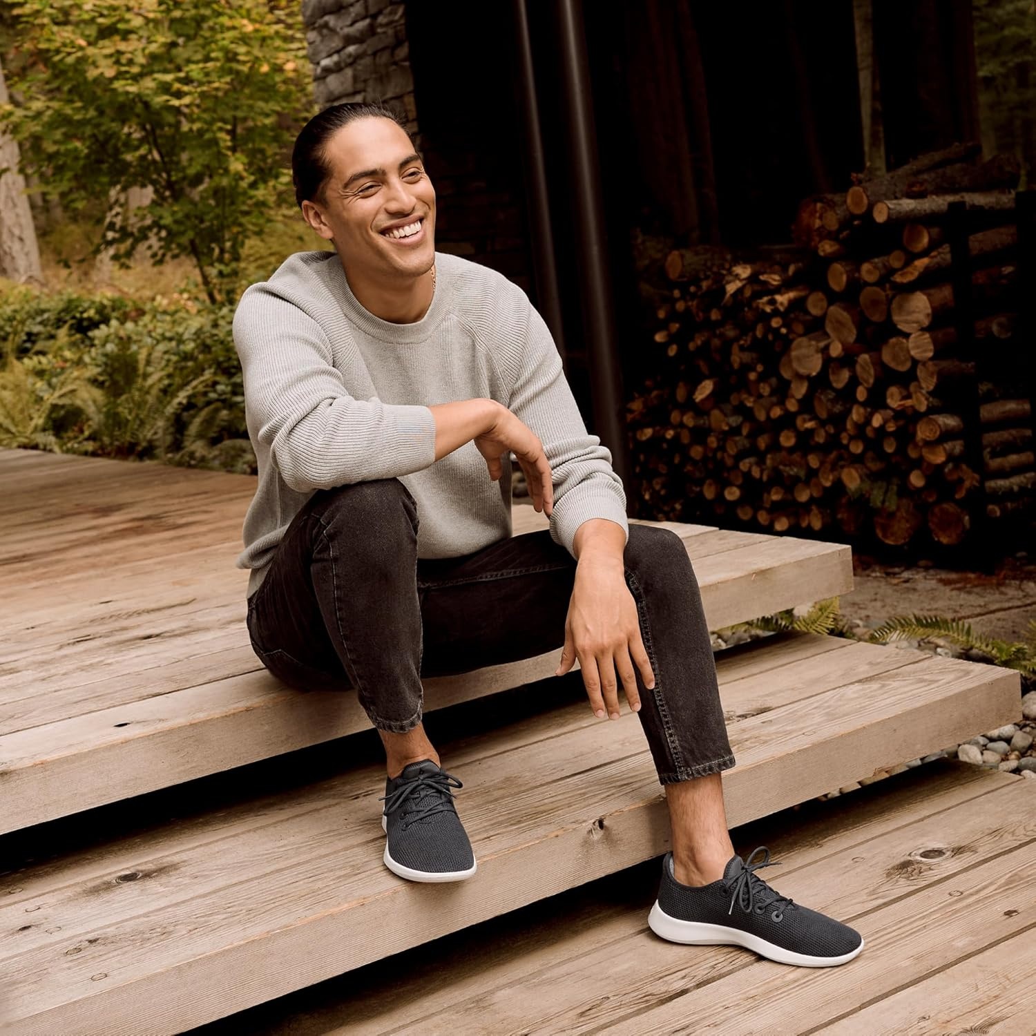 image:imageAllbirds Mens Tree Runner Everyday Sneakers Machine Washable Shoe Made with Natural MaterialsNavy Night Dark Navy Sole