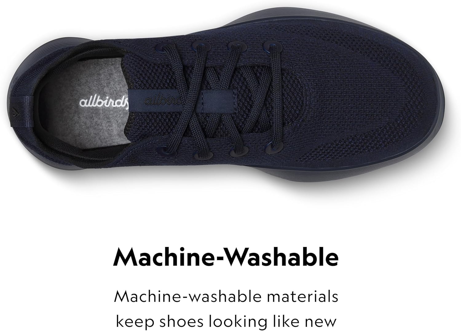 image:imageAllbirds Mens Tree Runner Go Everyday SneakersDeep NavyTrue Navy Sole