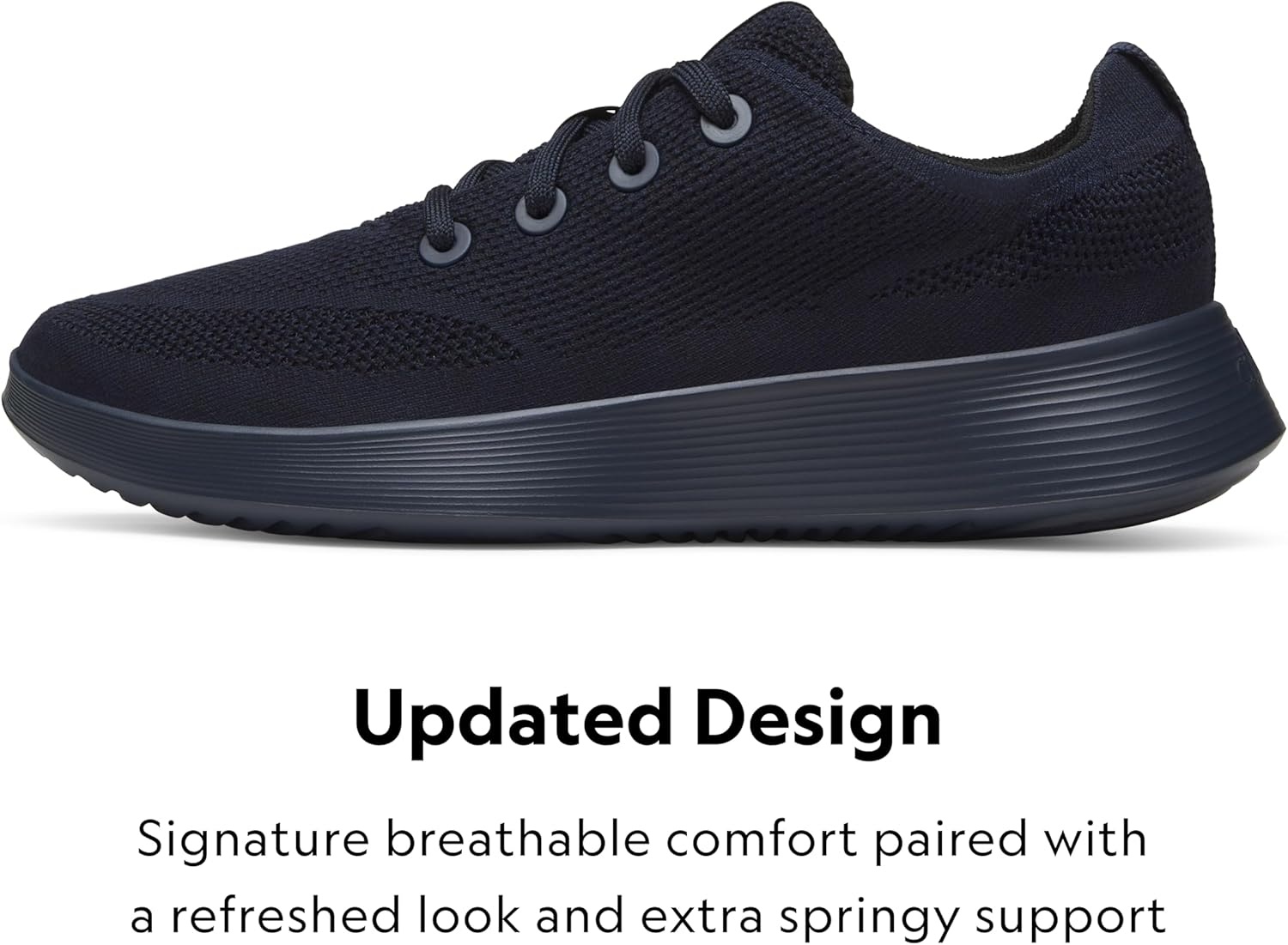 image:imageAllbirds Mens Tree Runner Go Everyday SneakersDeep NavyTrue Navy Sole