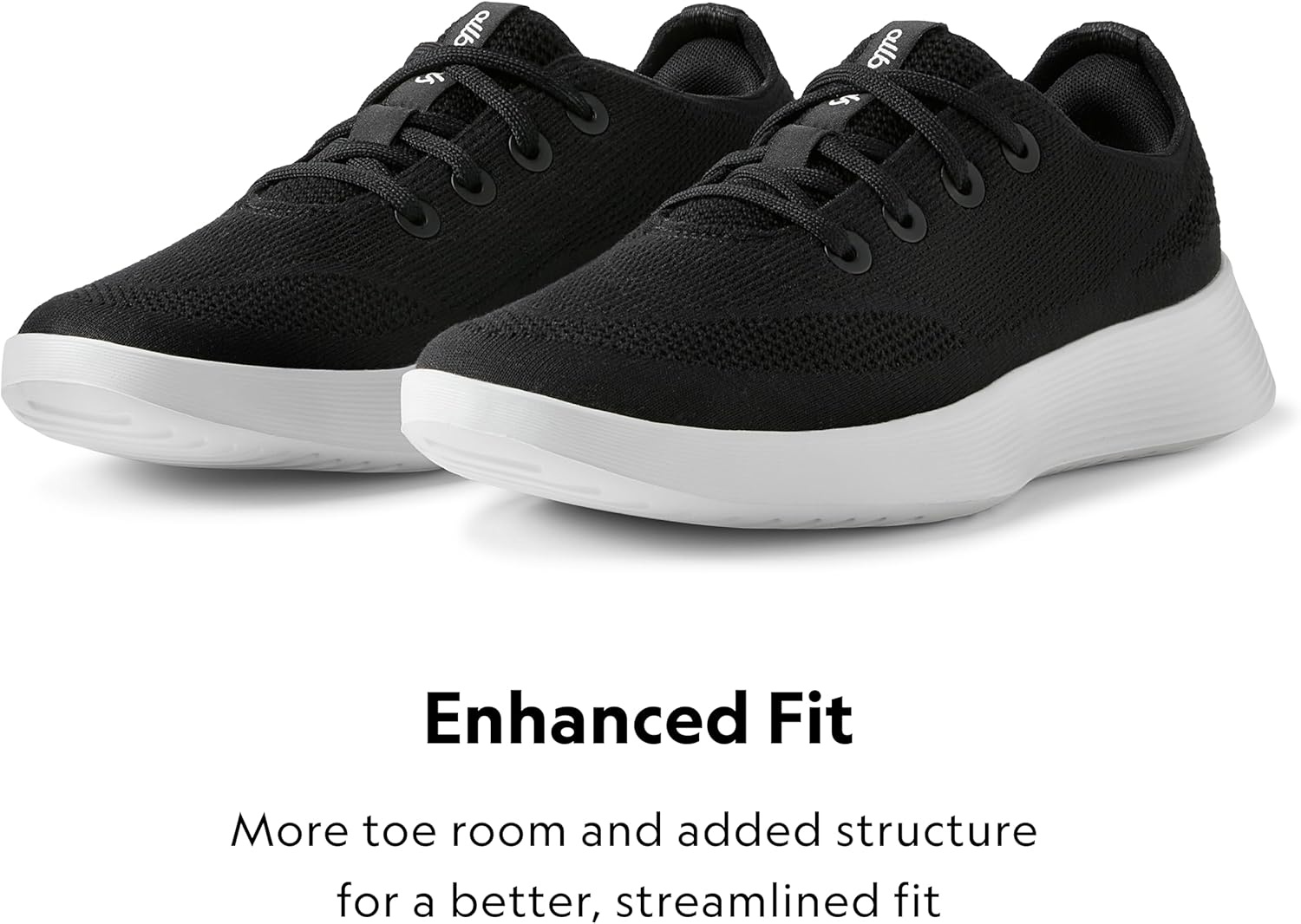 image:imageAllbirds Mens Tree Runner Go Everyday SneakersNatural Black Blizzard Sole