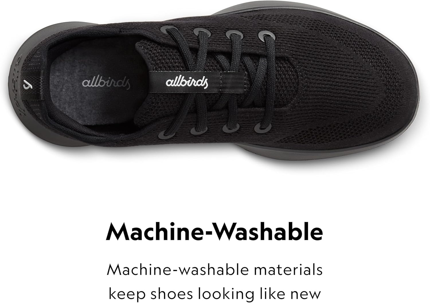 image:imageAllbirds Mens Tree Runner Go Everyday SneakersNatural Black Natural Black Sole