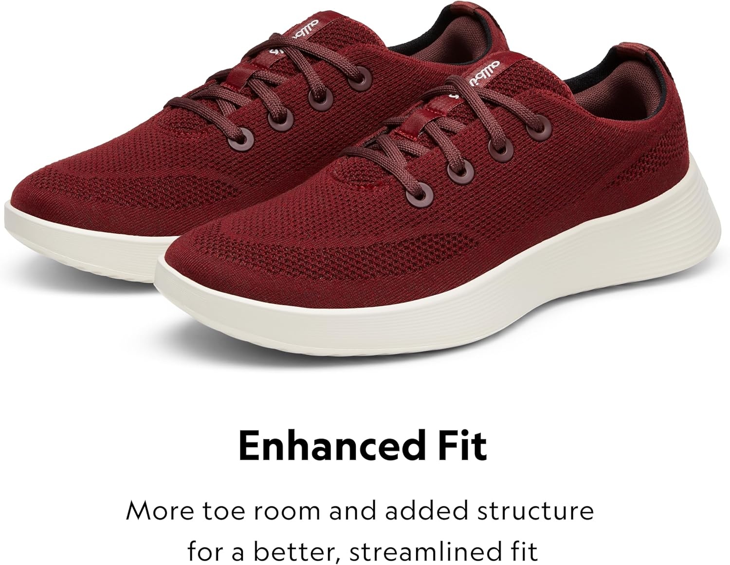 image:imageAllbirds Mens Tree Runner Go Everyday SneakersThunder Red Natural White Sole