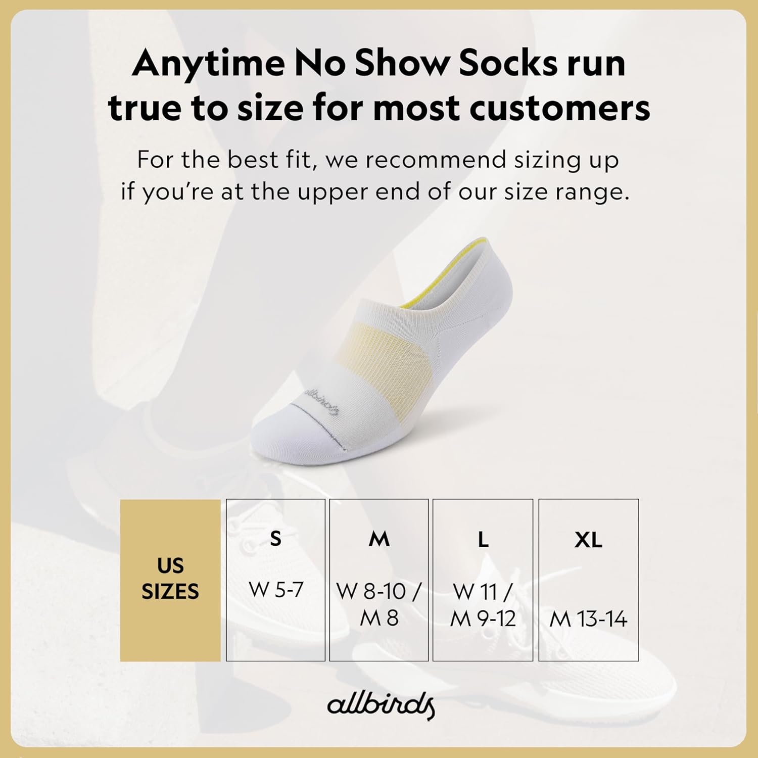 image:imageAllbirds Unisex Anytime No Show Sock Lightweight Organic Cotton Ped Socks for Men amp WomenBlizzard