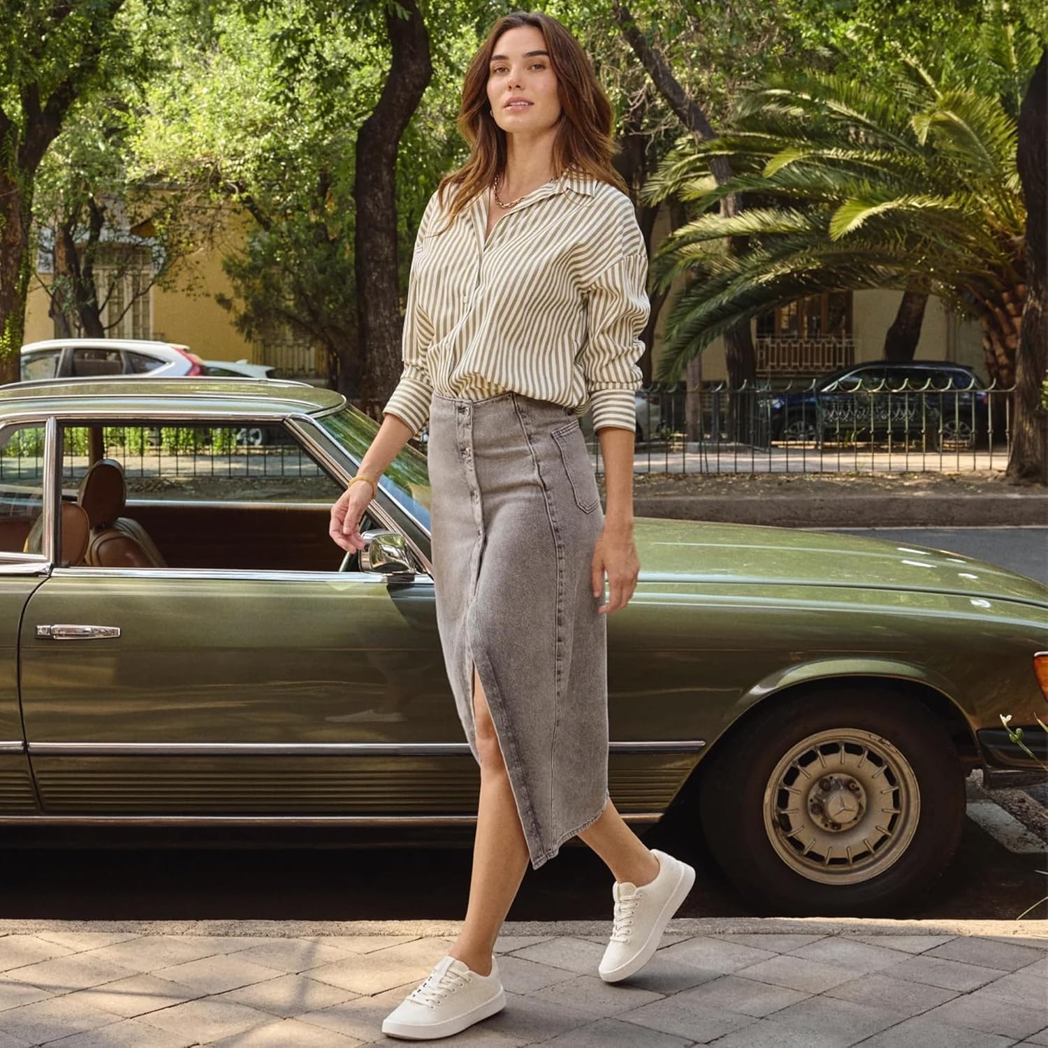 image:imageAllbirds Womens Cruiser Lightweight Walking Court Sneaker ShoesNatural White Taupe Blush Blizzard Sole