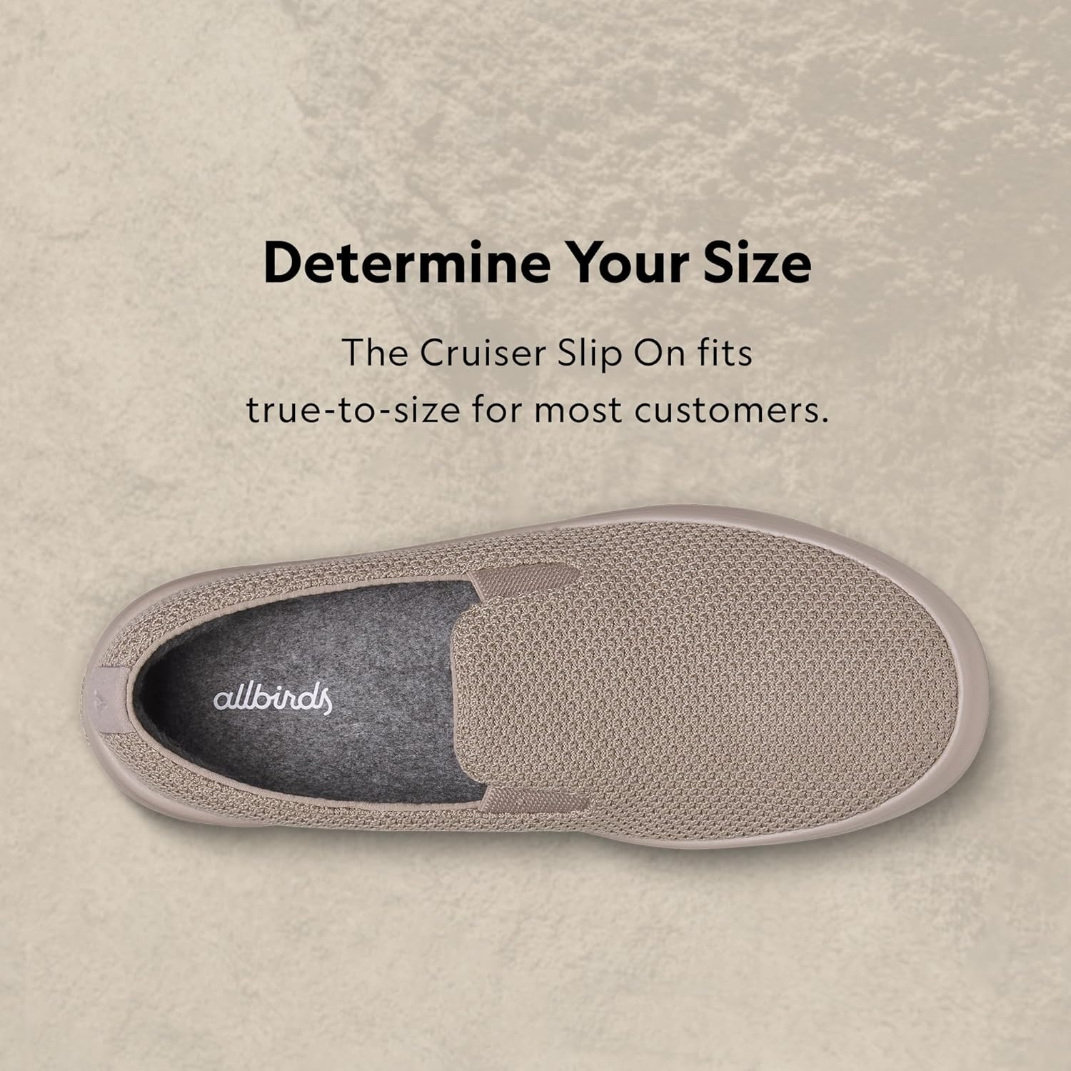 image:imageAllbirds Womens Cruiser Slip On Shoe Breathable Comfortable Sneaker for Everyday WearMushroom Mushroom Sole