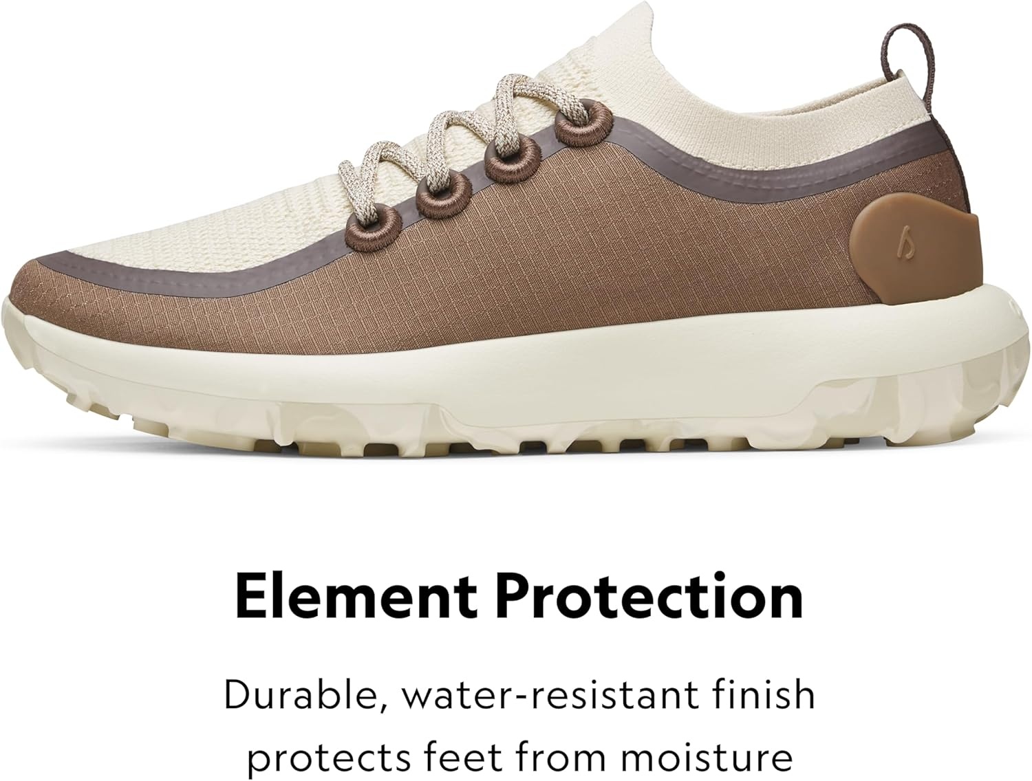 image:imageAllbirds Womens Trail Runner Breathable All Traction Hiking ShoesHazy Cocoa Dark Cocoa Stony Cream Sole