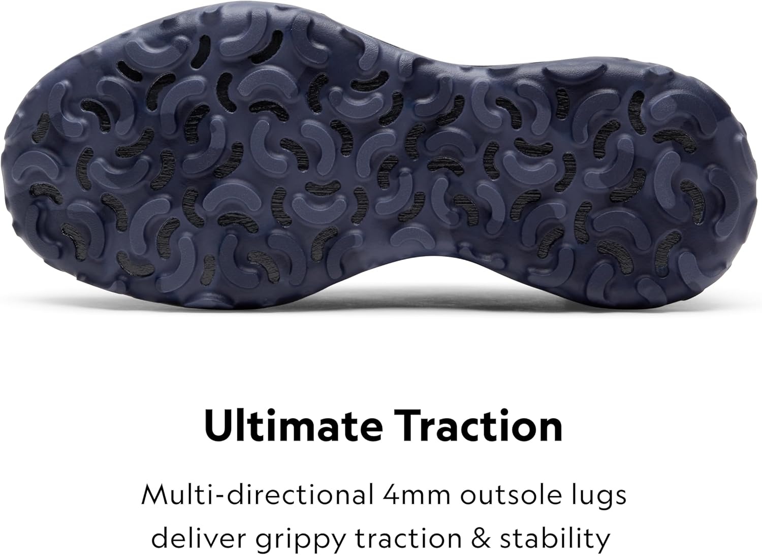 image:imageAllbirds Womens Trail Runner Breathable All Traction Hiking ShoesTrue Navy Hazy Indigo Natural Black Sole