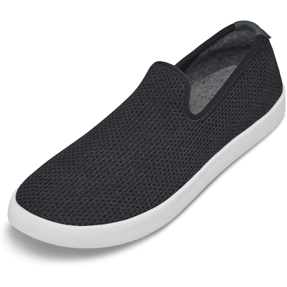 image:imageAllbirds Mens Tree Lounger Everyday SlipOn Sneakers Machine Washable Shoe Made with Natural MaterialsNavy Night White Sole