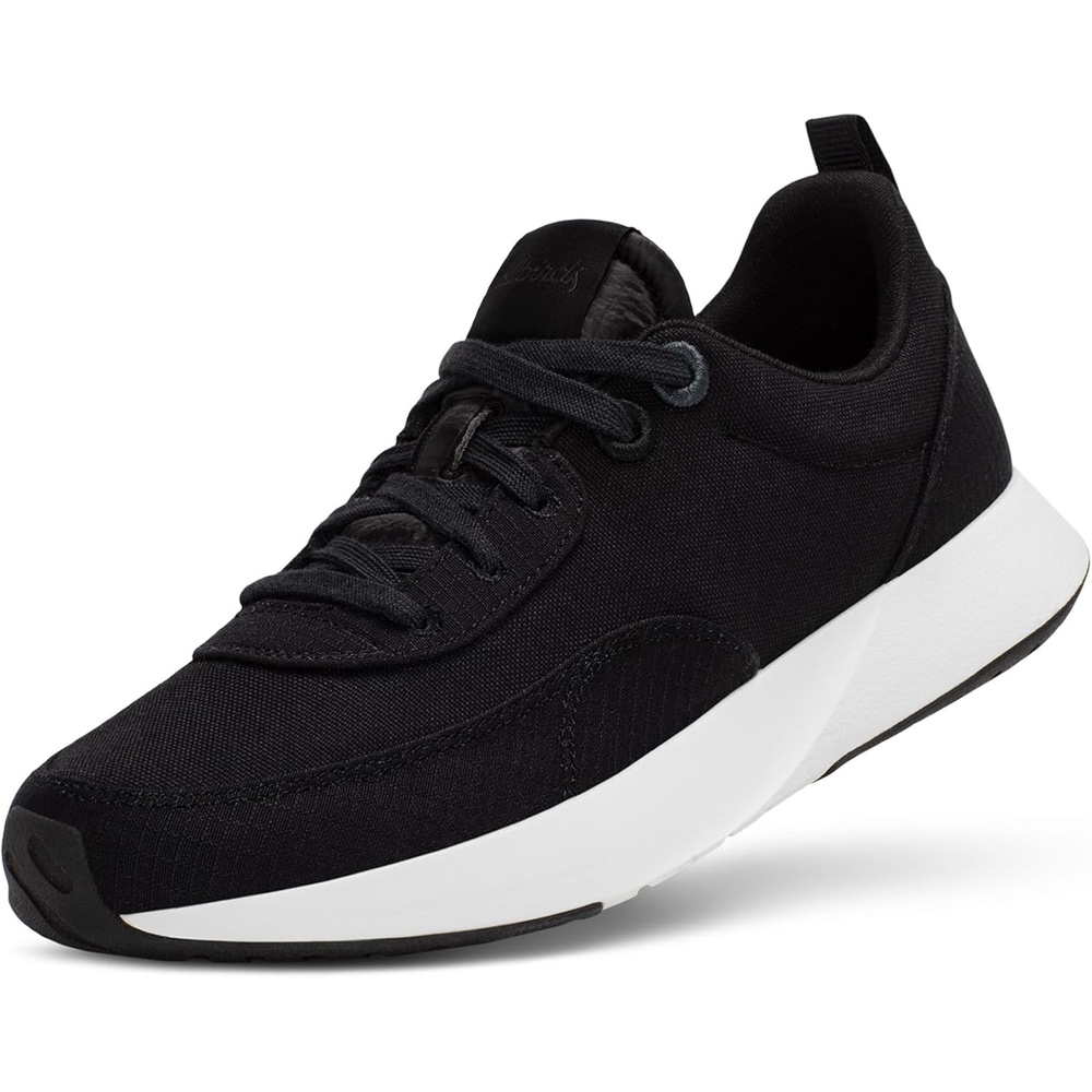 image:imageAllbirds Womens Courier Lightweight RetroInspired Everyday SneakerNatural Black Blizzard Sole