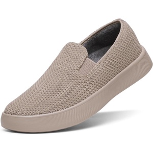 Allbirds Men’s Cruiser Slip On Shoe, Breathable, Comfortable Sneaker for Everyday Wear(Mushroom (Mushroom Sole))