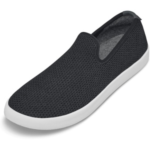 Allbirds Men’s Tree Lounger, Everyday Slip-On Sneakers, Machine Washable Shoe Made with Natural Materials(Navy Night (White Sole))