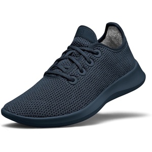 Allbirds Men’s Tree Runner, Everyday Sneakers, Machine Washable Shoe Made with Natural Materials(Navy Night (Dark Navy Sole))