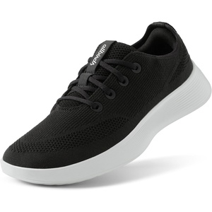 Allbirds Men’s Tree Runner Go Everyday Sneakers(Natural Black (Blizzard Sole))