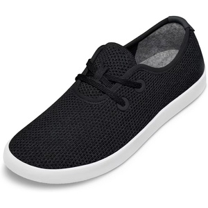 Allbirds Men’s Tree Skipper Casual Sneakers(Jet Black (White Sole))