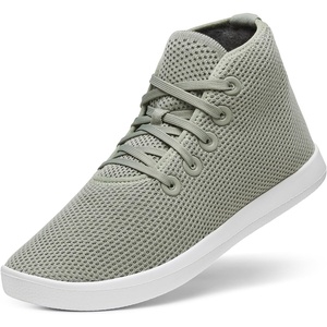 Allbirds Men’s Tree Topper, Lightweight High-Top Sneaker, Breathable Everyday Casual Shoes(Hazy Pine (Blizzard Sole))