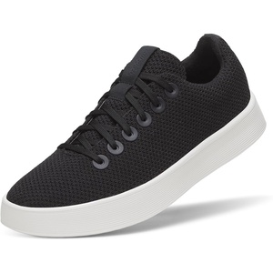 Allbirds Women’s Cruiser, Lightweight Walking Court Sneaker Shoes(Natural Black (Blizzard Sole))