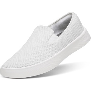 Allbirds Women’s Cruiser Slip On Shoe, Breathable, Comfortable Sneaker for Everyday Wear(Blizzard (Blizzard Sole))