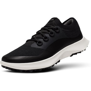 Allbirds Women’s Golf Dasher, Lightweight Golf Sneaker Shoes(Natural Black  Dark Grey (Blizzard Sole))