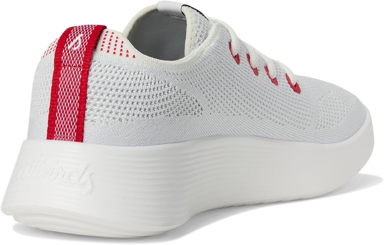 image:imageAllbirds Mens Tree Runner Go Everyday SneakersBlizzardBold RedBlizzard Sole