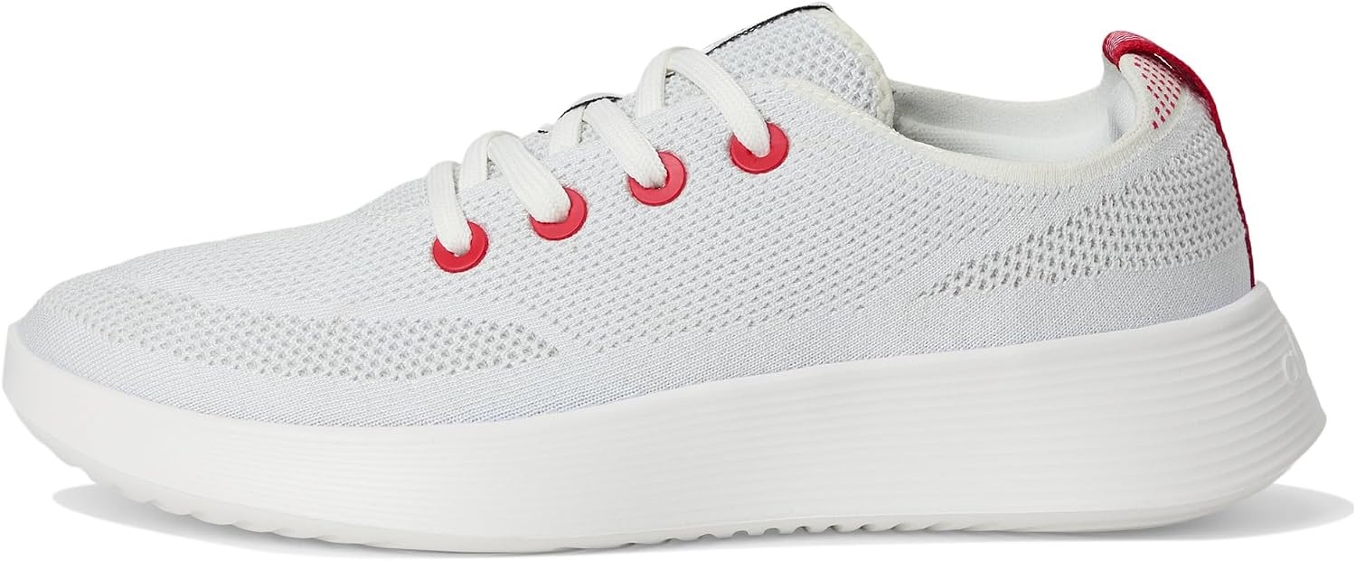 image:imageAllbirds Mens Tree Runner Go Everyday SneakersBlizzardBold RedBlizzard Sole