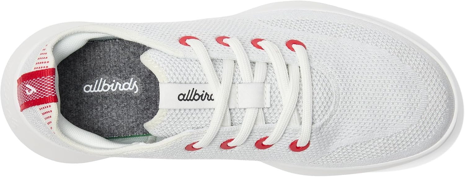 image:imageAllbirds Mens Tree Runner Go Everyday SneakersBlizzardBold RedBlizzard Sole