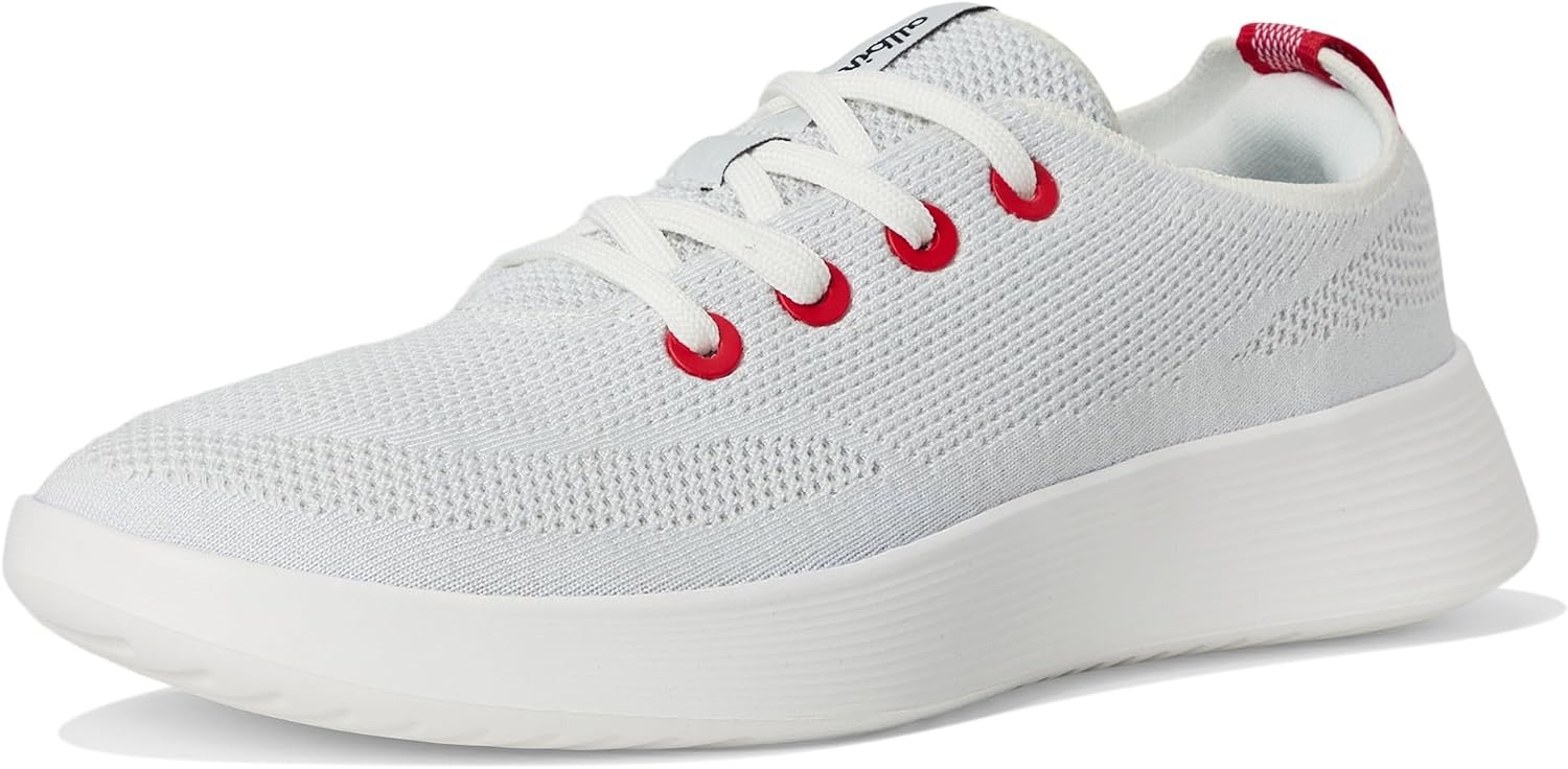 image:imageAllbirds Mens Tree Runner Go Everyday SneakersBlizzardBold RedBlizzard Sole