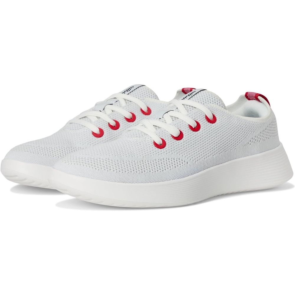 image:imageAllbirds Mens Tree Runner Go Everyday SneakersBlizzardBold RedBlizzard Sole